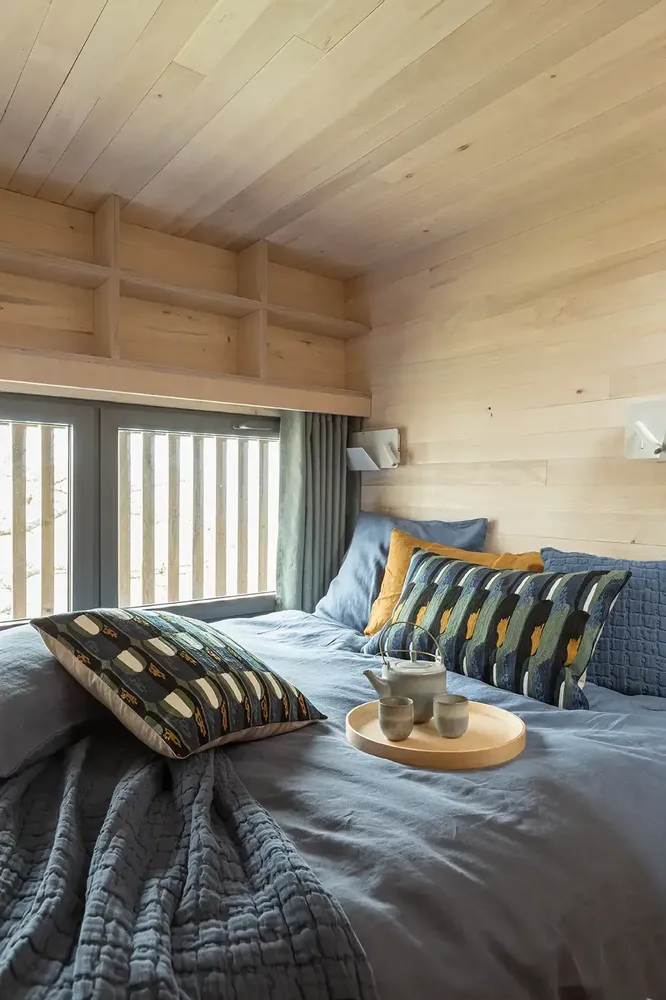 Plaids - Plaid Swami Tempête 130 x 200 - MAISON VIVARAISE - SDE VIVARAISE WINKLER