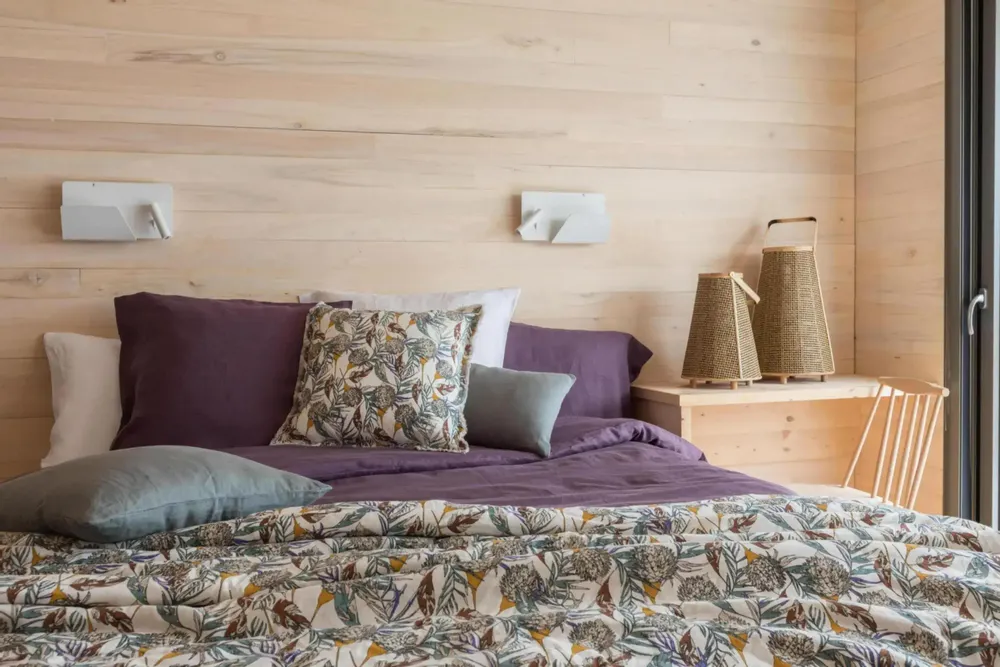 Linge de lit - Taie d'oreiller Zeff Raisin 50 x 75 - MAISON VIVARAISE - SDE VIVARAISE WINKLER