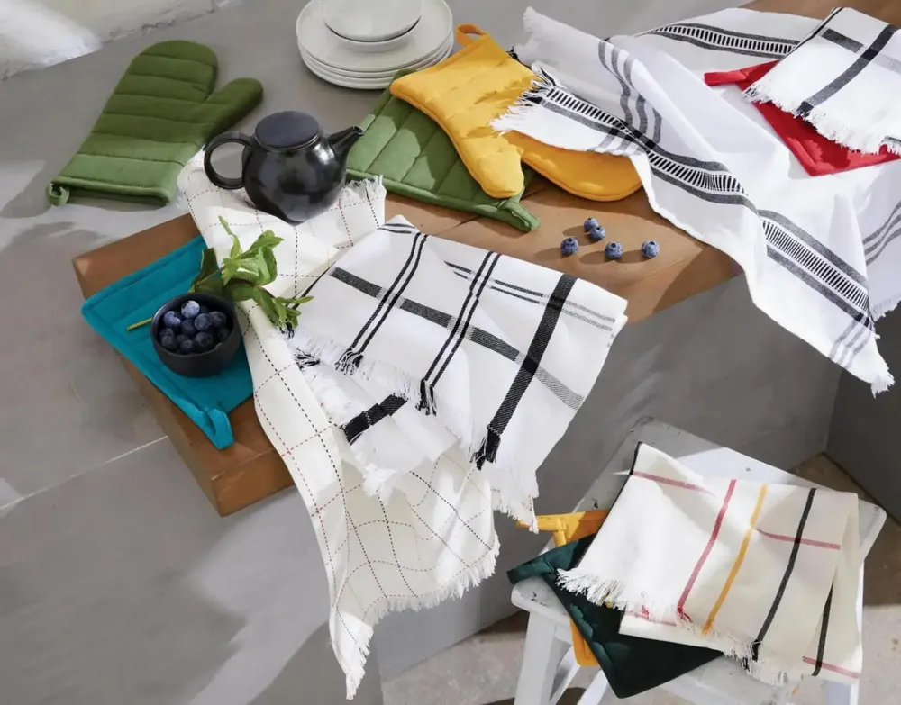 Dish towels - Luan Tea Towel Multico 50 X 70 - MAISON VIVARAISE - SDE VIVARAISE WINKLER