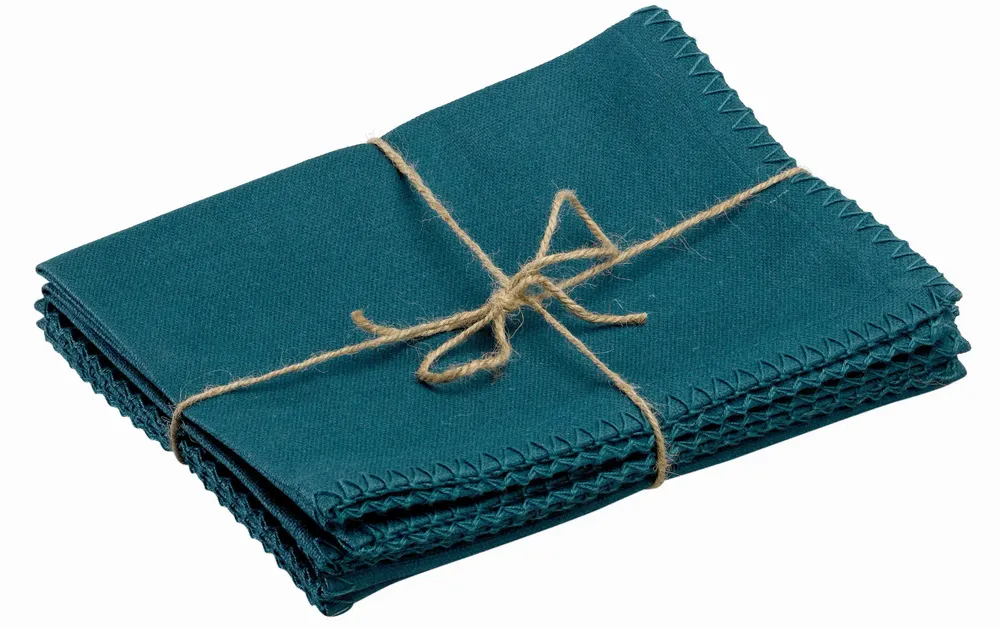 Table cloths - Delia Recycled Tablecloth Paon 170 X 300 - MAISON VIVARAISE - SDE VIVARAISE WINKLER