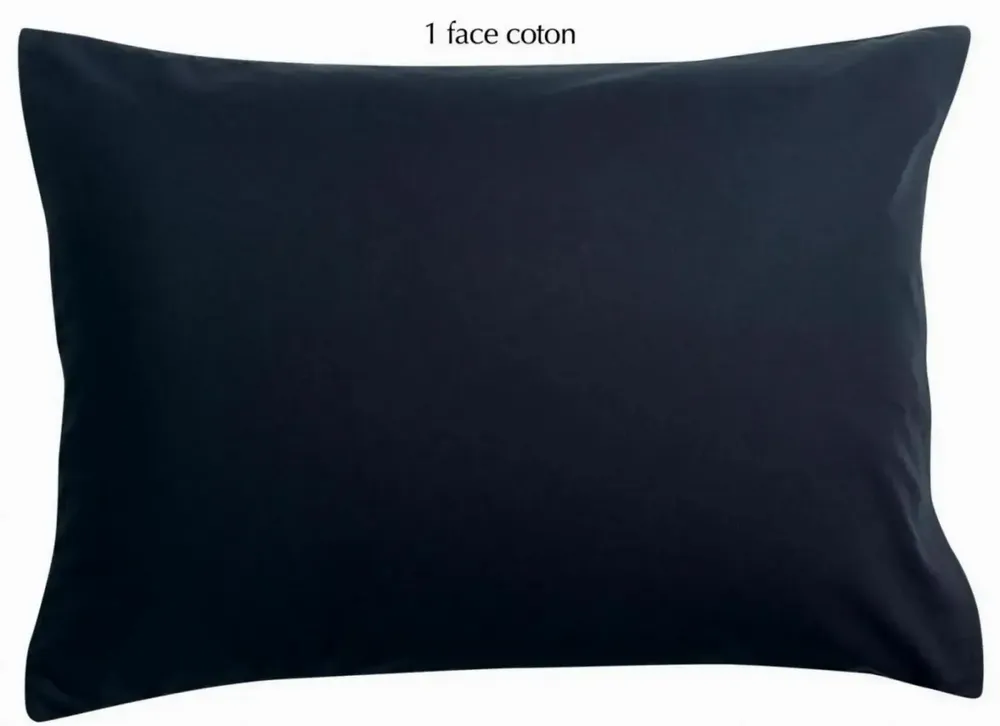 Linge de lit - Taie d'oreiller Linco Marine 50 x 75 - MAISON VIVARAISE - SDE VIVARAISE WINKLER