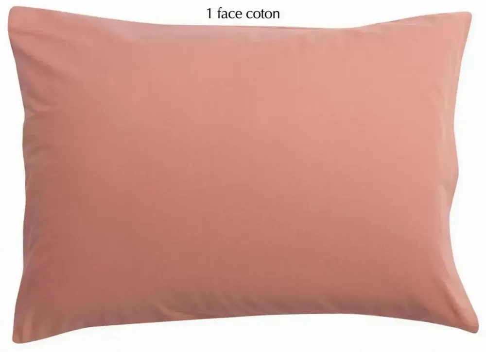 Linge de lit - Taie d'oreiller Linco Blush 50 x 75 - MAISON VIVARAISE - SDE VIVARAISE WINKLER