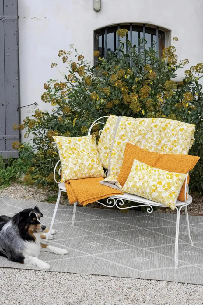 Bed linens - Tana Bed Throw Moutarde 240 X 260 - MAISON VIVARAISE - SDE VIVARAISE WINKLER