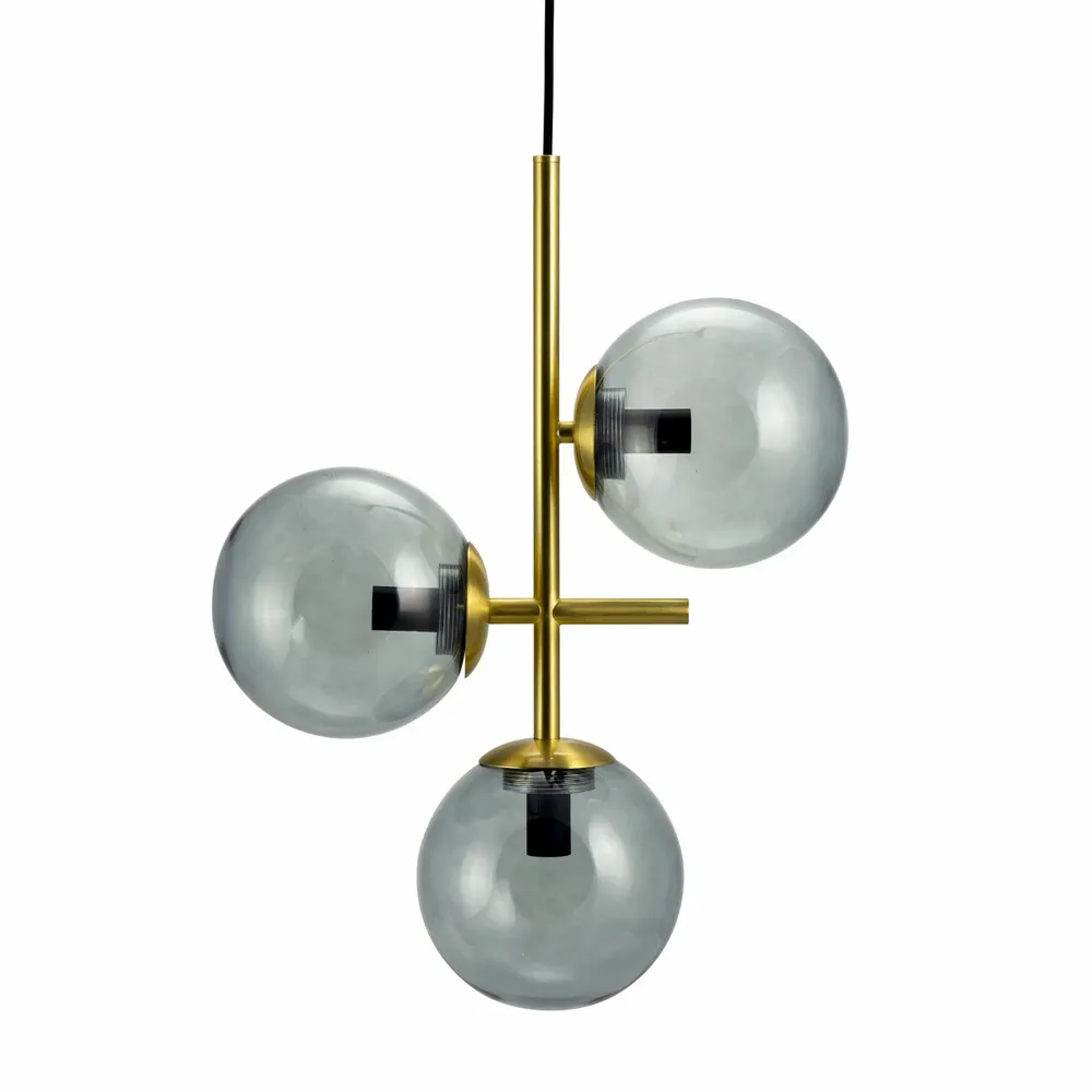 Suspensions - Pendentif Como Smoke/ laiton - DYBERG LARSEN