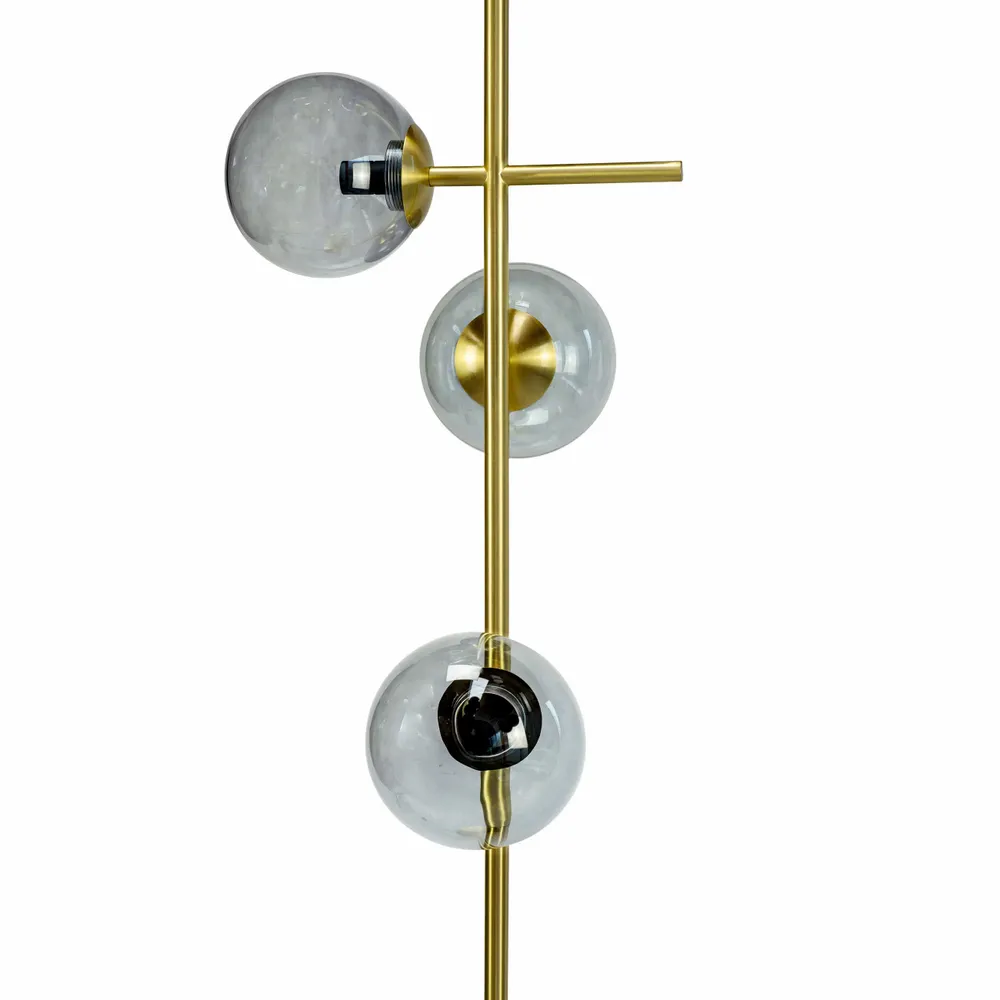 Lampadaires - Lampadaire Como smoke/ laiton - DYBERG LARSEN