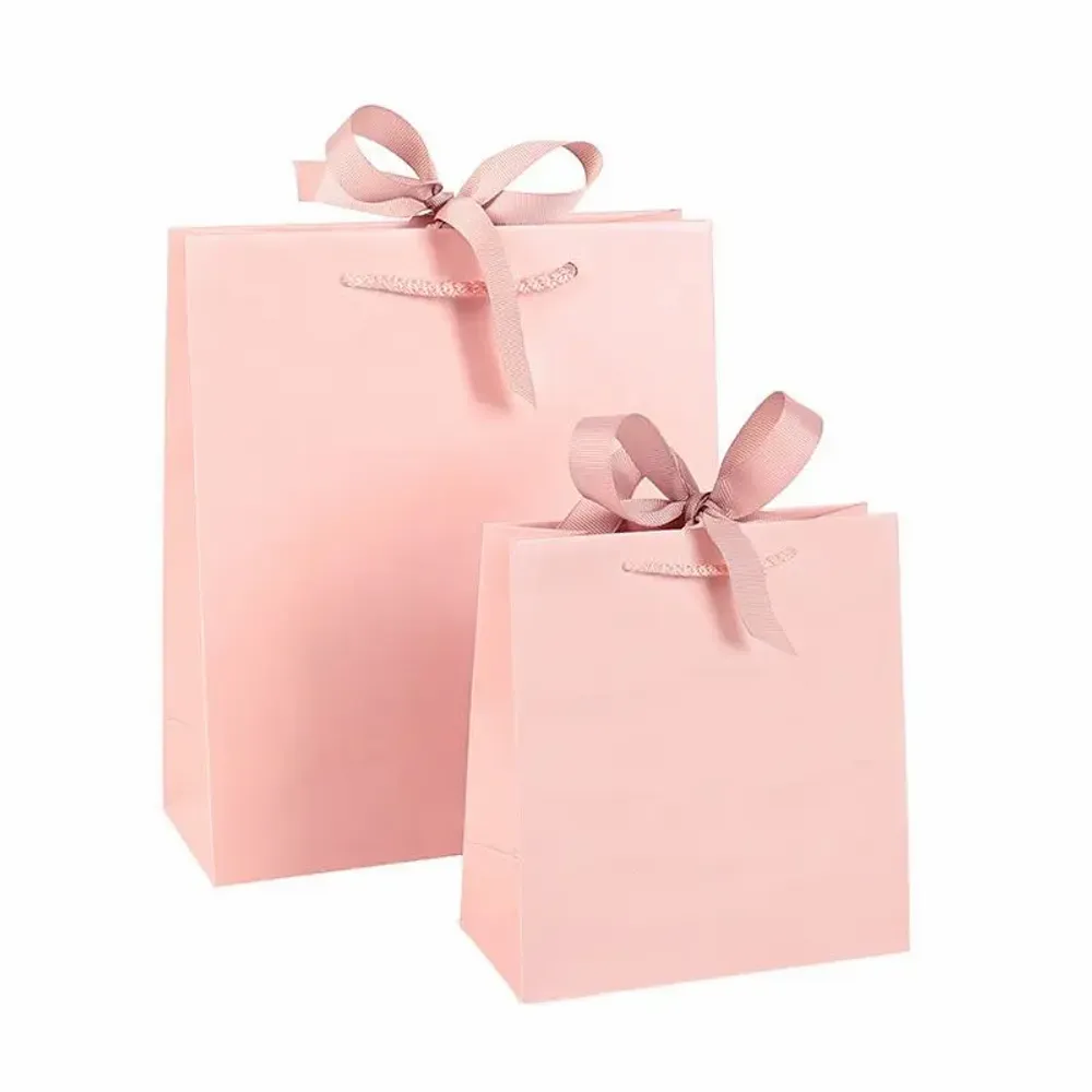 Cadeaux - Sac papier satiné, ruban gros grain - LAVAL 1878