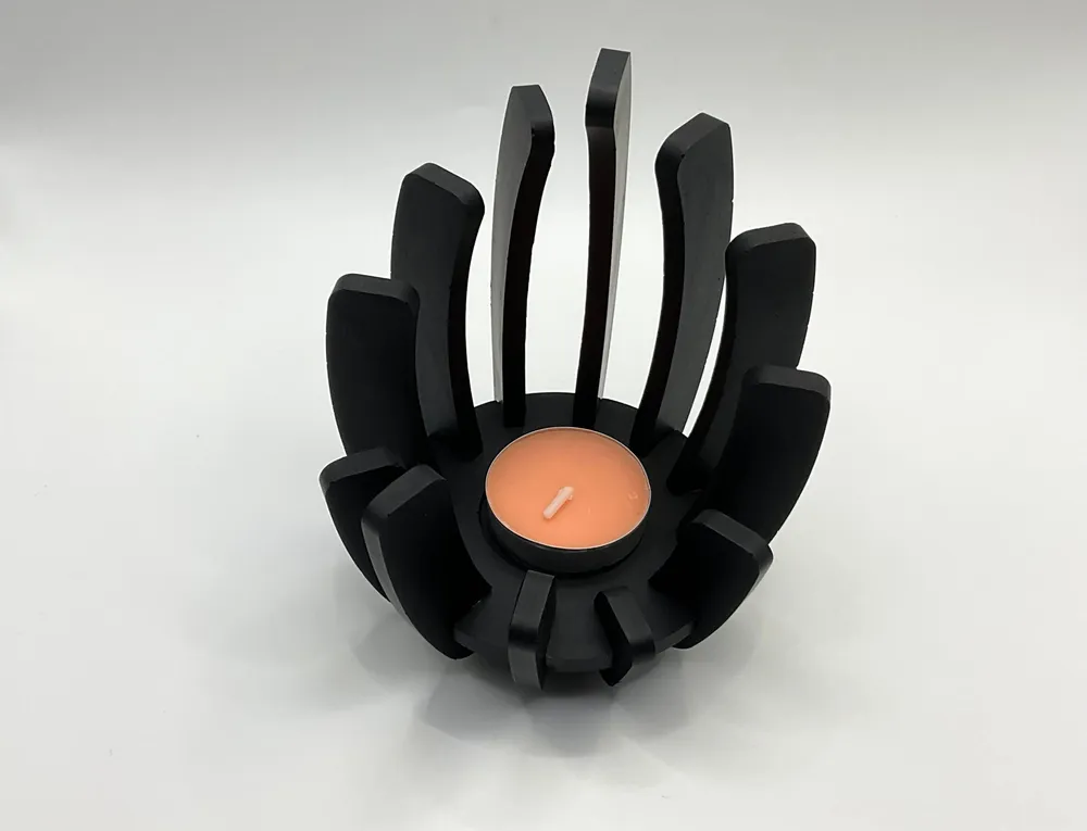 Candlesticks and candle holders - Bougie Sanctuary Flame Cradle - 3 GRACE BOUGIE