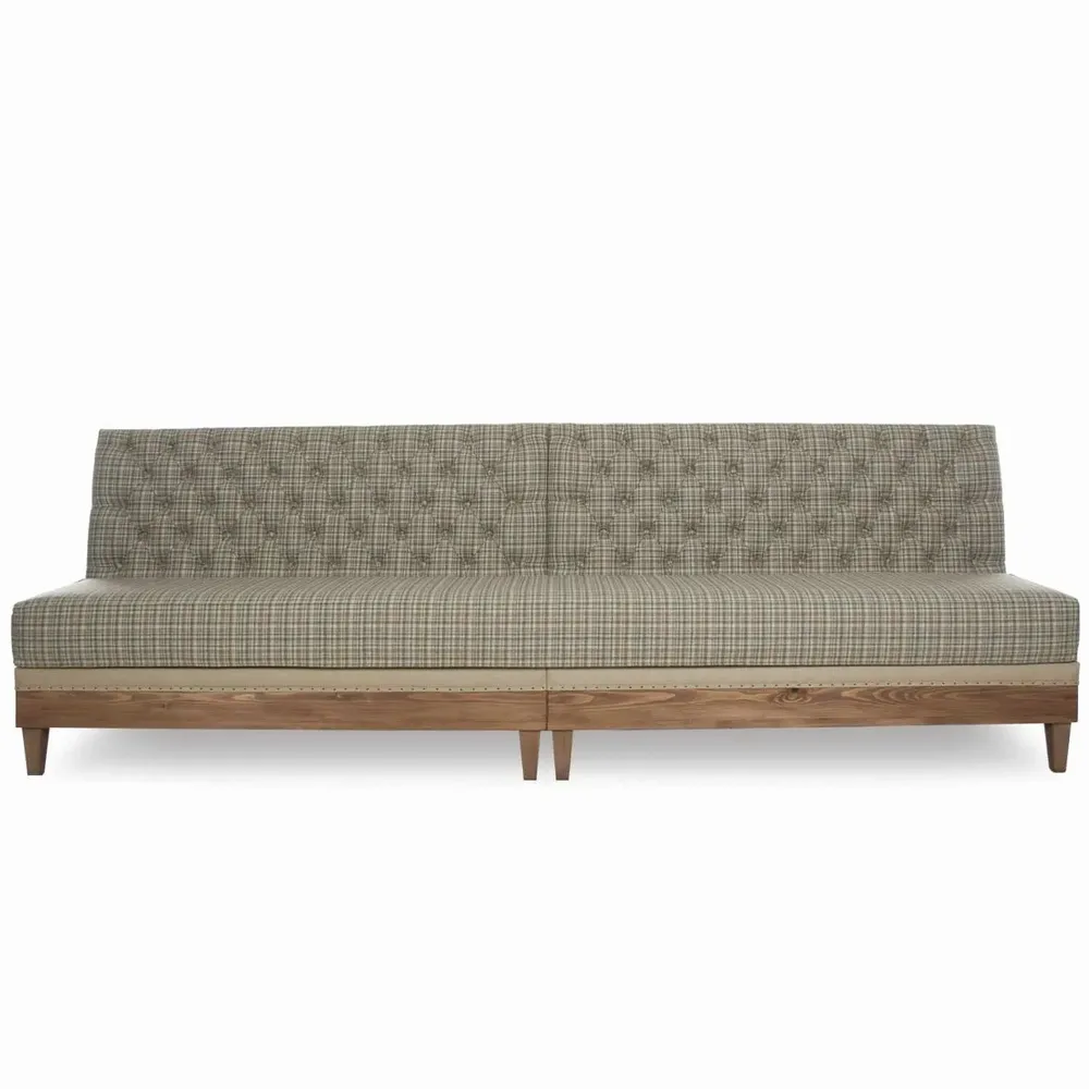 Banquettes pour collectivités - Regento Bench | Banc capitonné - CREARTE COLLECTIONS