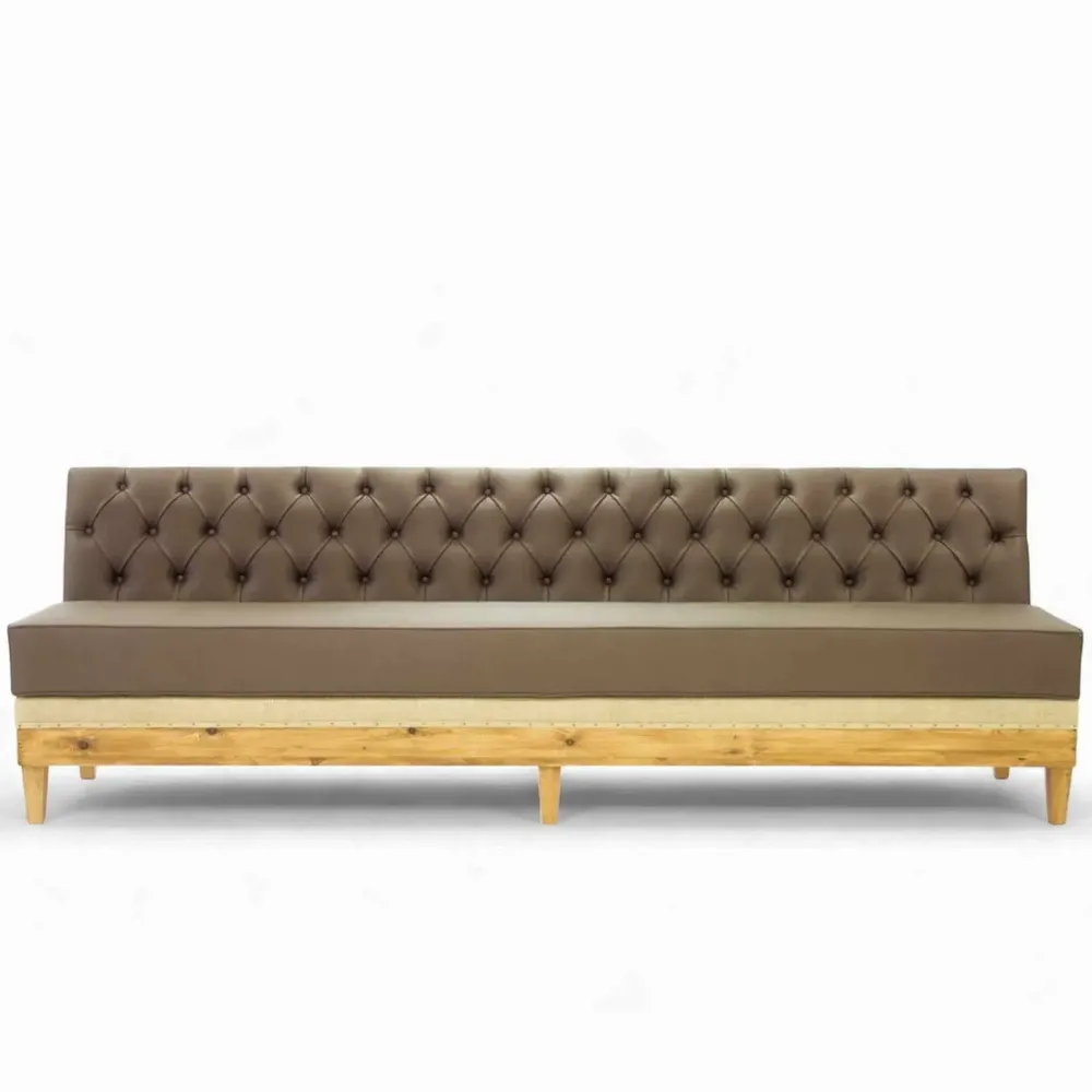 Banquettes pour collectivités - Regento Bench | Banc capitonné - CREARTE COLLECTIONS