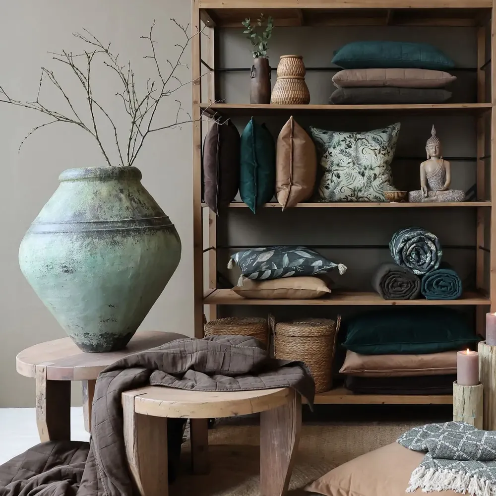 Pottery - Planter on stand - CHIC ANTIQUE A/S