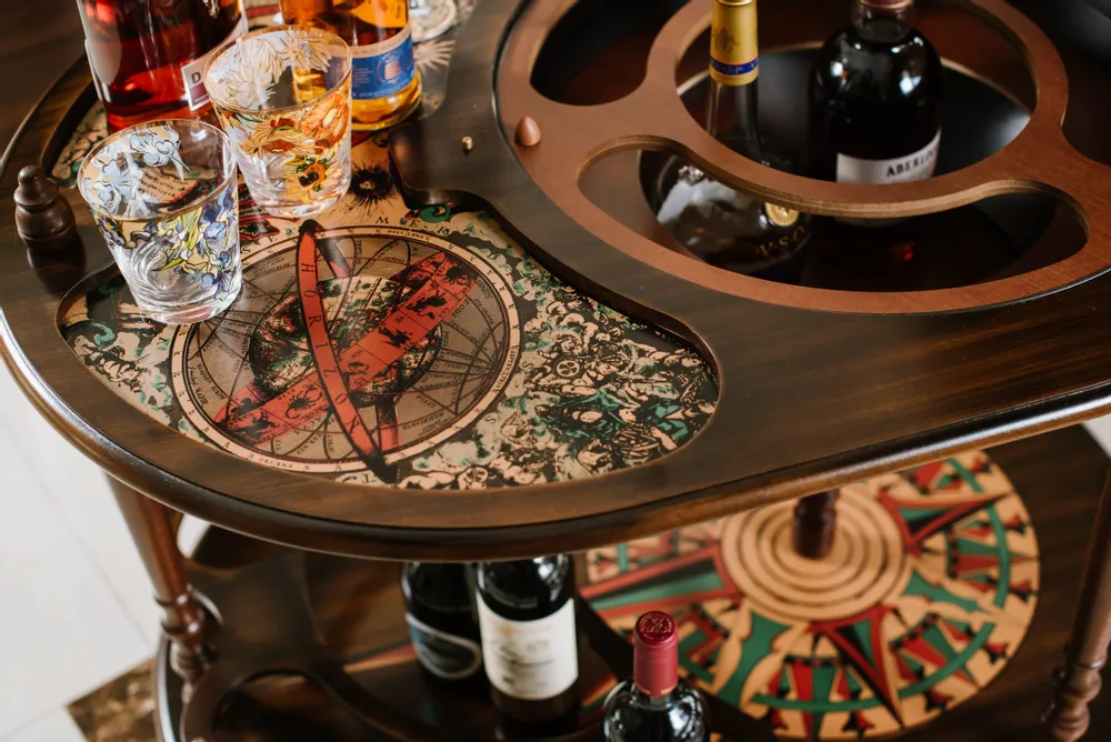 Chariots pour restaurants - Zoffoli Bar Globe Artemide d.50cm - ZOFFOLI MAPPAMONDI
