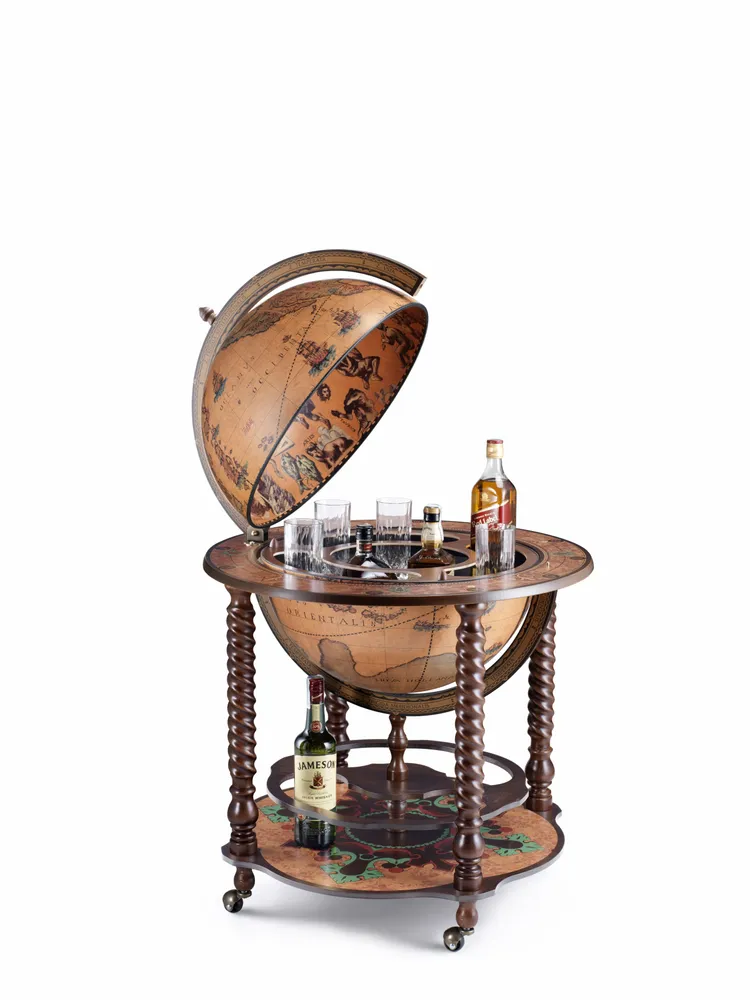 Chariots pour restaurants - Zoffoli Bar Globe Bacco d.50cm - ZOFFOLI MAPPAMONDI