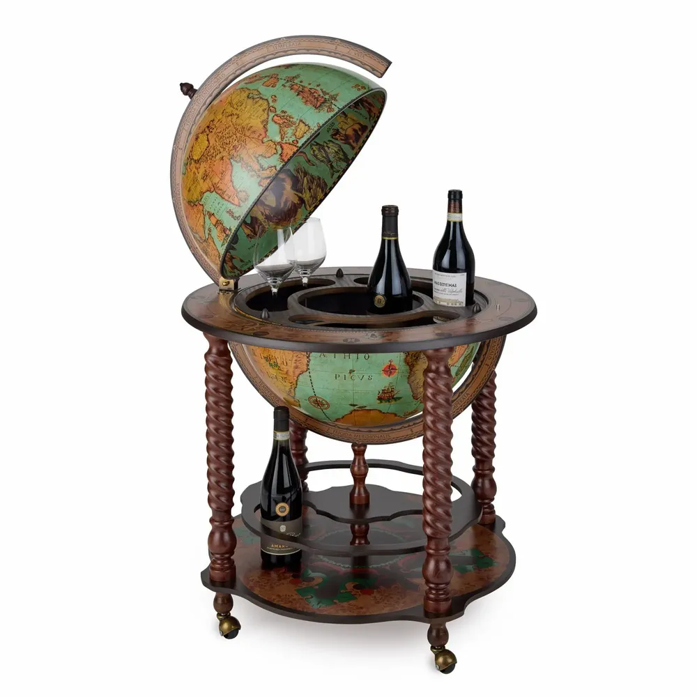 Restaurant trolleys - Zoffoli Bar Globe Bacco Lagoon d.50cm - ZOFFOLI MAPPAMONDI