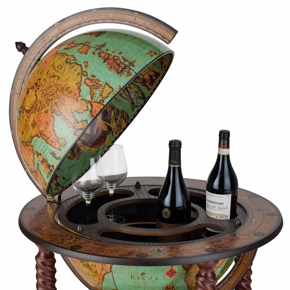 Restaurant trolleys - Zoffoli Bar Globe Bacco Lagoon d.50cm - ZOFFOLI MAPPAMONDI