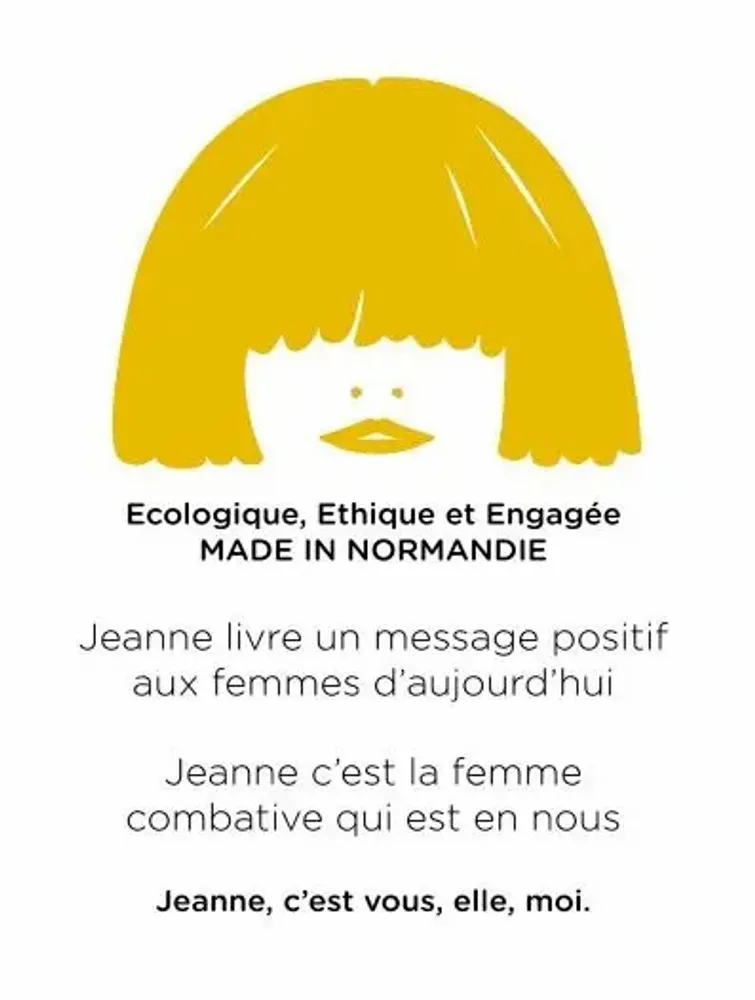 Prêt-à-porter - tee-shirt en lin recto verso - JEANNE A DIT