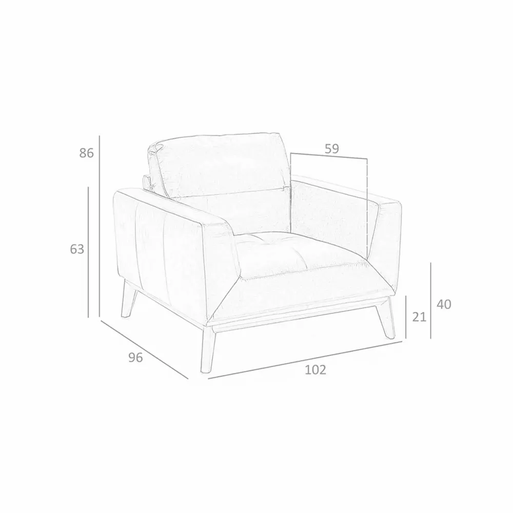 Fauteuils - Fauteuil rembourré en cuir de vachette couleur Bufalo - ANGEL CERDÁ