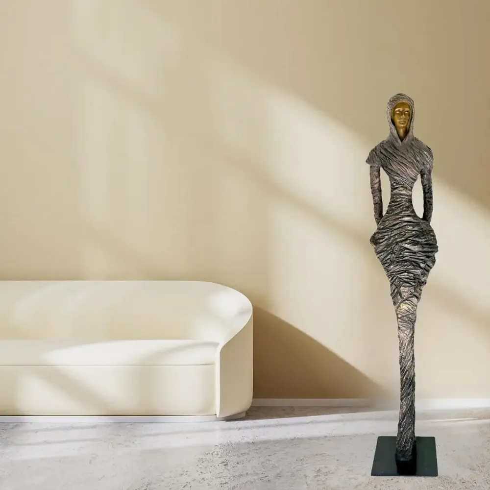 Unique pieces - ALIA Bronze sculpture - LUSSOU-SCULPTEUR