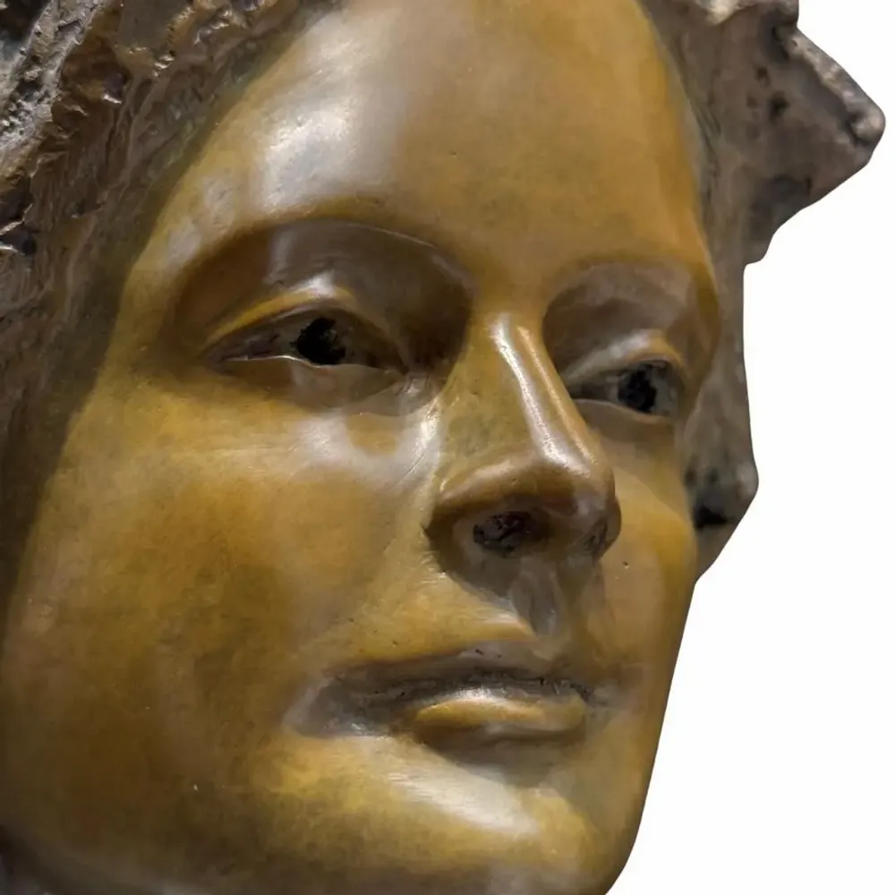 Sculptures, statuettes and miniatures - The NIGHT OF TIME bronze sculpture - LUSSOU-SCULPTEUR