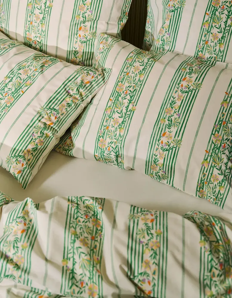 Bed linens - Kent pattern for Good evenings - LUCIE ADLER / PRINT STUDIO