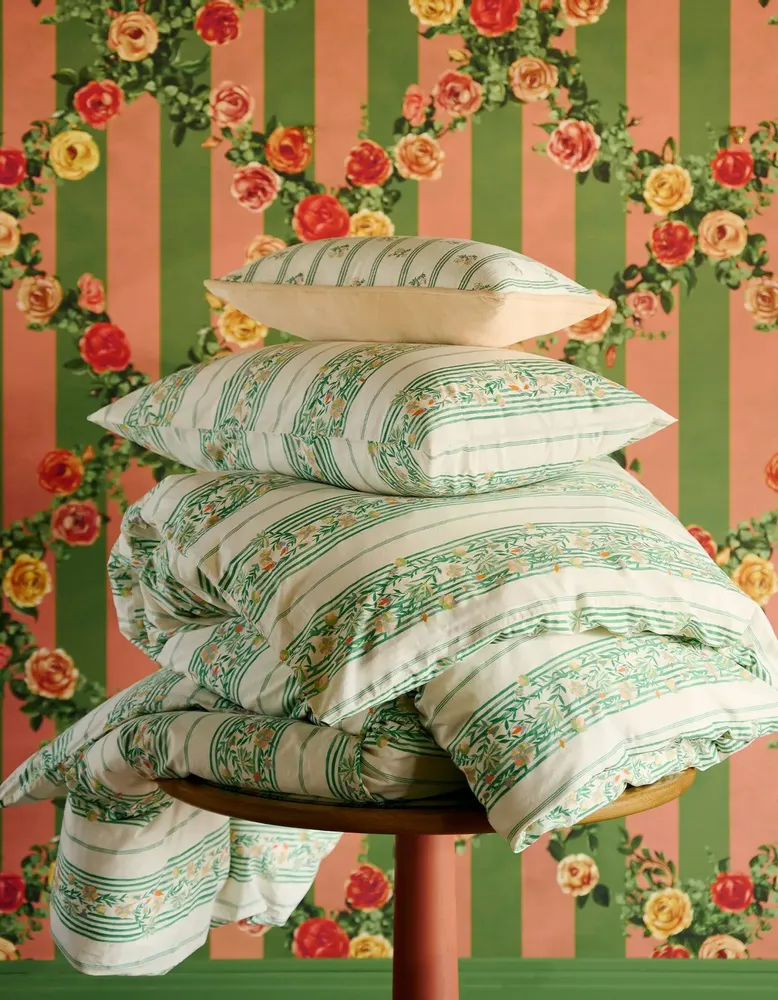 Bed linens - Kent pattern for Good evenings - LUCIE ADLER / PRINT STUDIO