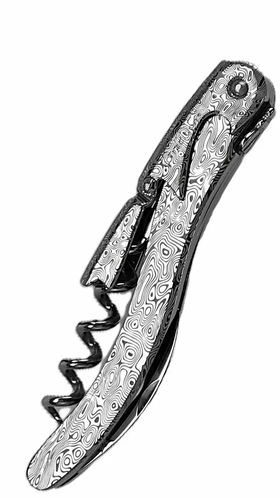 Couteaux - Sommelier LAGUIOLE Tradition Inox Décor Damas - SCIP FRANCE-COUTELLERIE THIERS