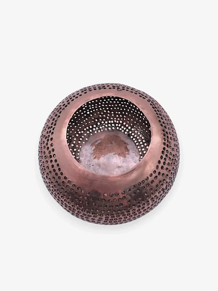 Moveable lighting - Amos Copper Candle Holder - MAISON ZOE
