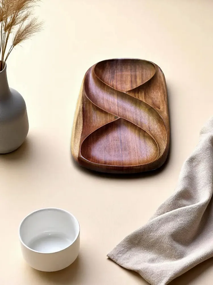 Platter and bowls - Flow Snack Tray - MAISON ZOE