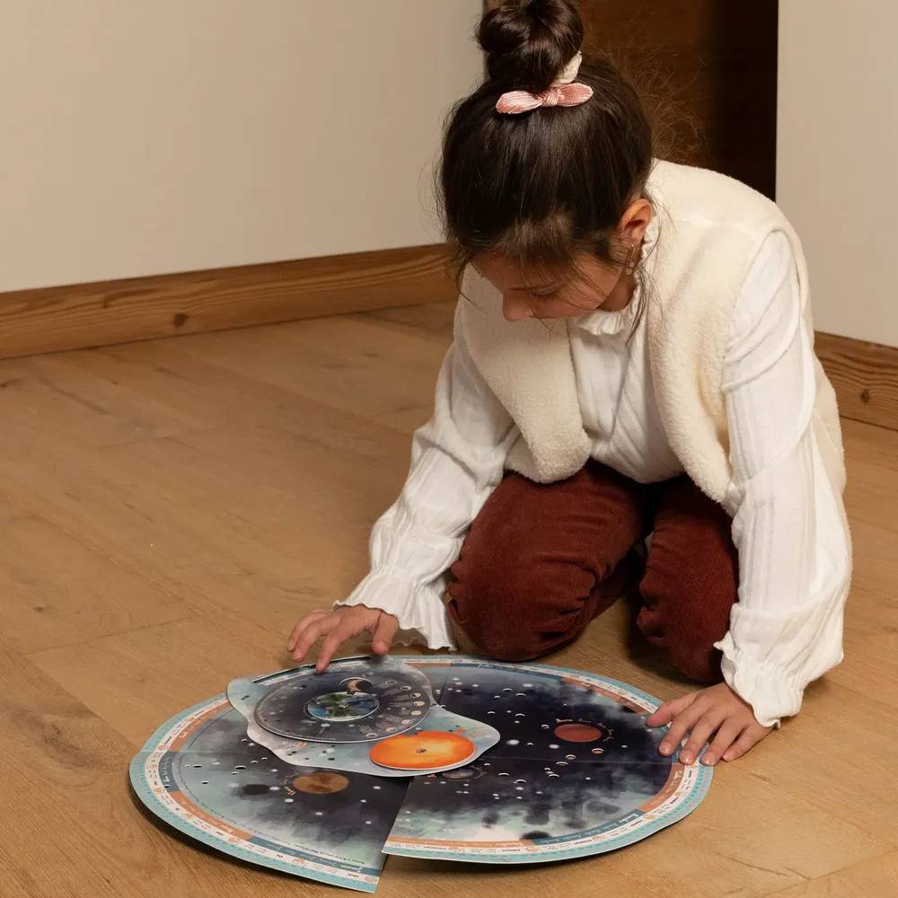 Children's games - MY 5 IN 1 SOL-EARTH-MOON WHEEL - ASTRO TERRA - LOOLIPO