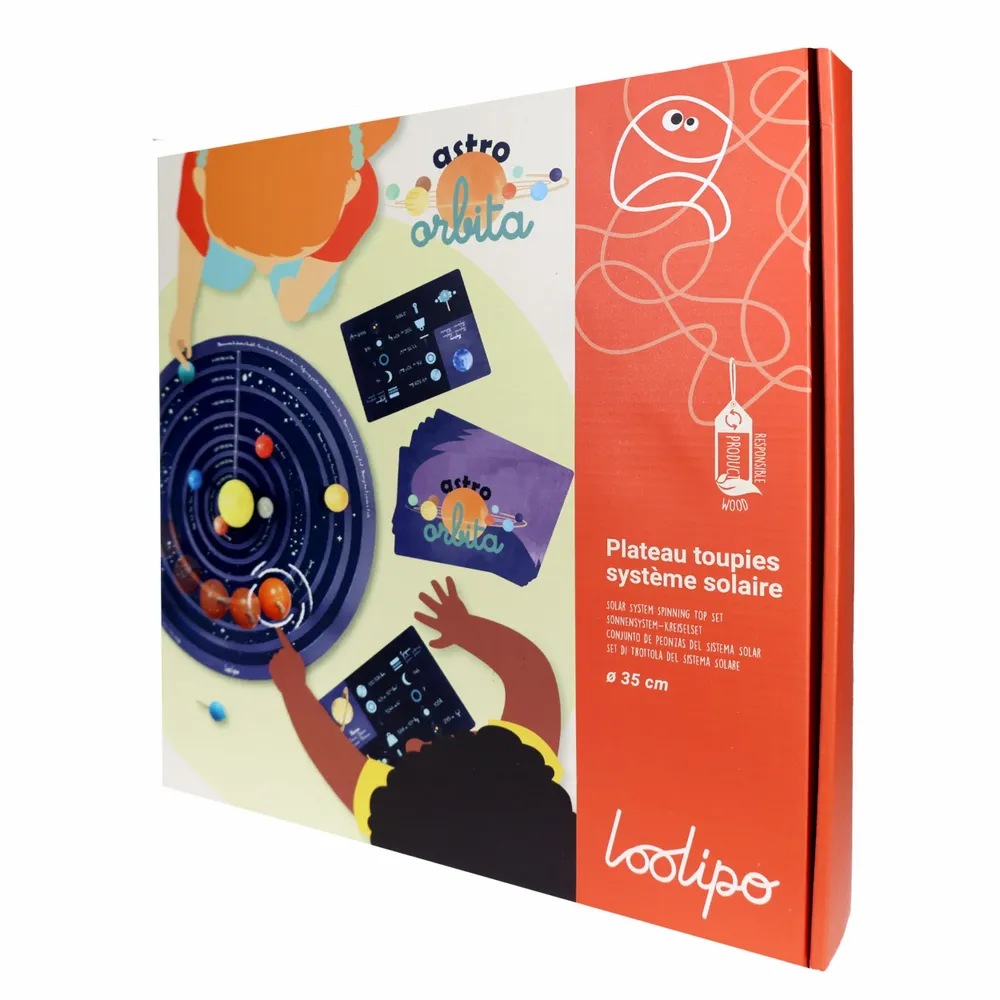 Children's games - MY SOLAR SYSTEM TRAY - ASTRO ORBITA - LOOLIPO