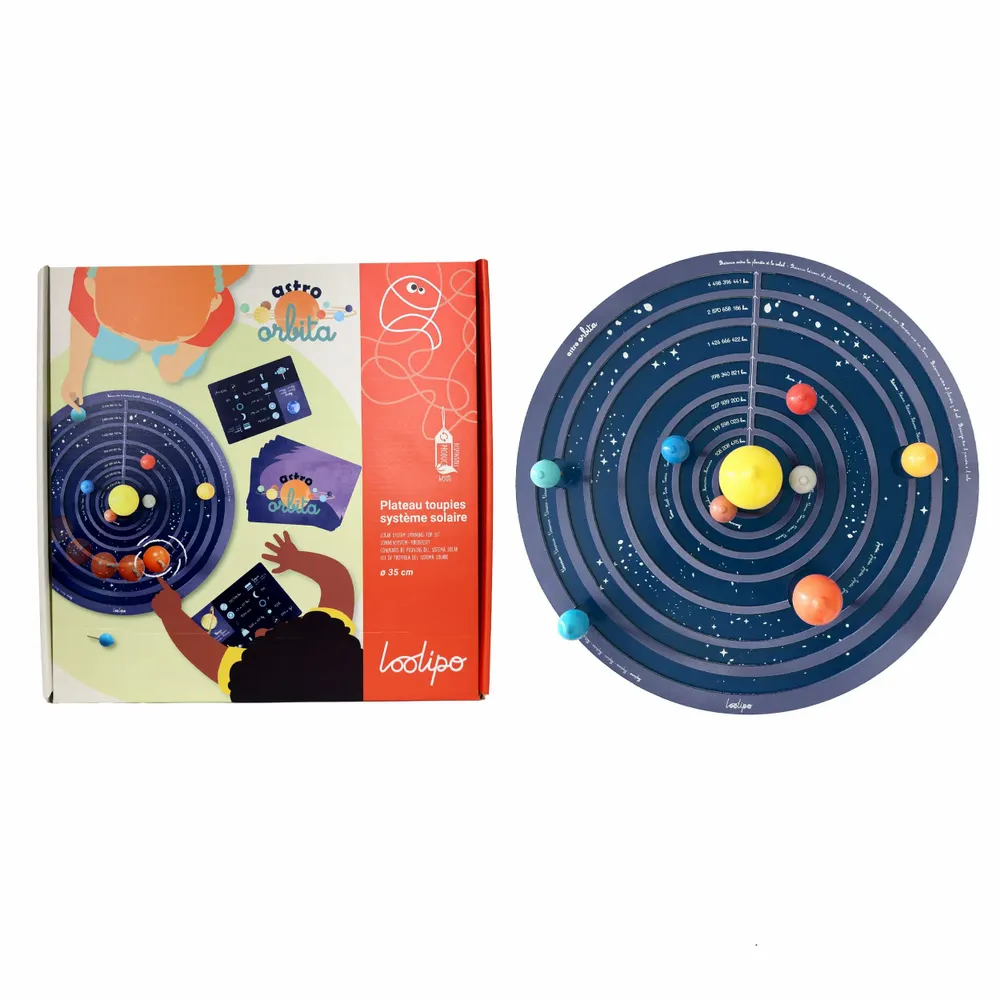 Children's games - MY SOLAR SYSTEM TRAY - ASTRO ORBITA - LOOLIPO
