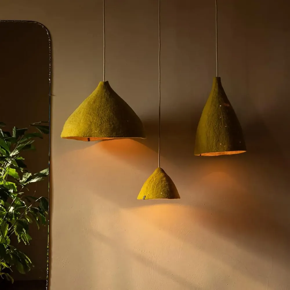 Blinds - HANDMADE FELTED LAMPSHADES - MUSKHANE