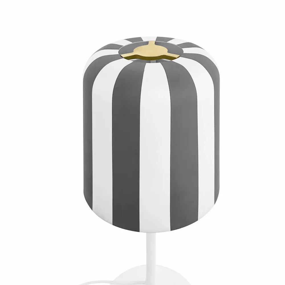 Desk lamps - Gry Table Lamp - Grey Stripes - DYBERG LARSEN