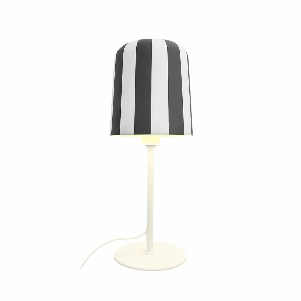 Desk lamps - Gry Table Lamp - Grey Stripes - DYBERG LARSEN