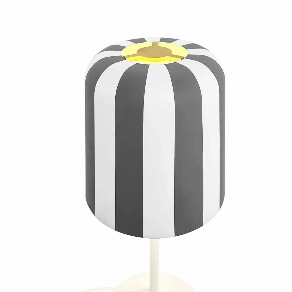 Desk lamps - Gry Table Lamp - Grey Stripes - DYBERG LARSEN