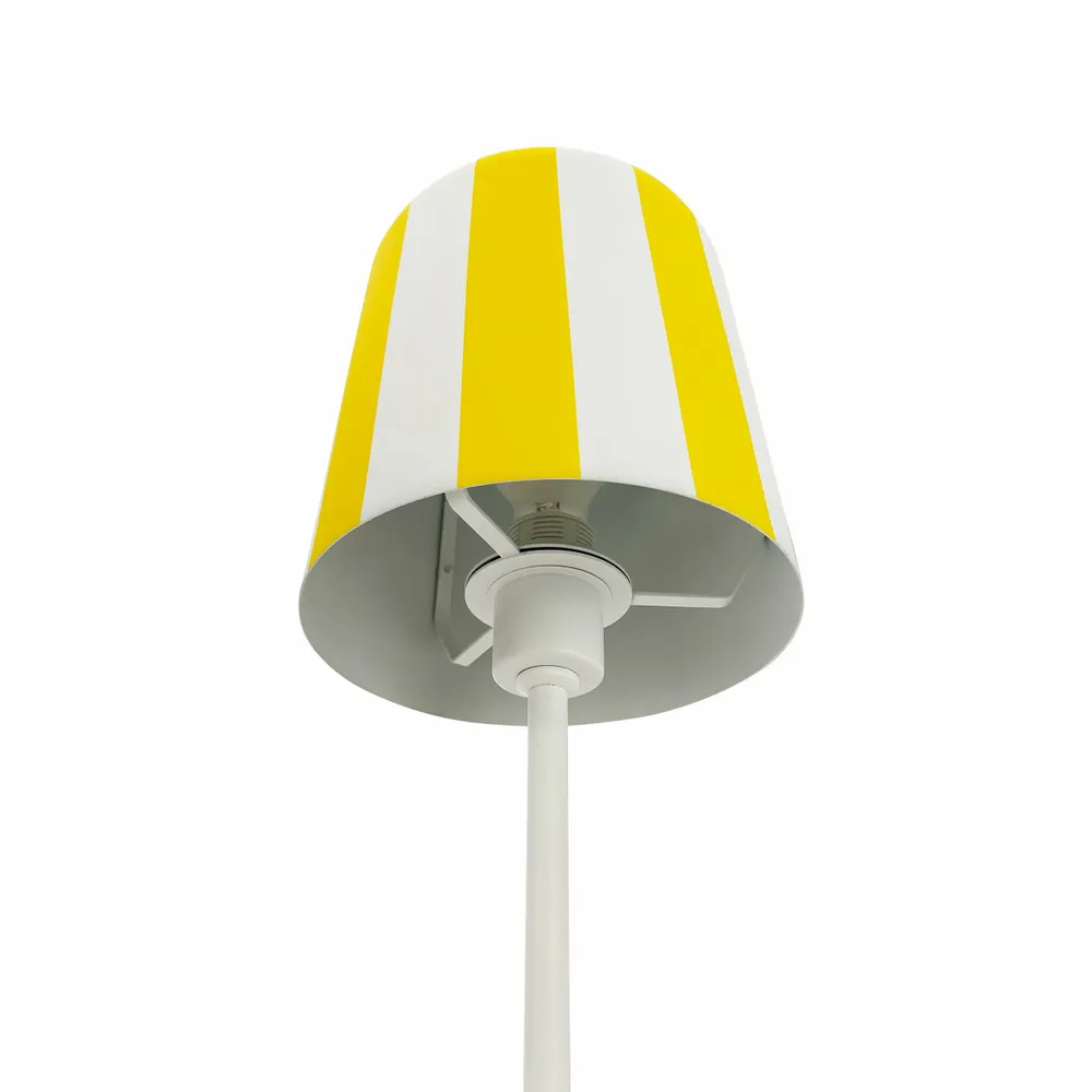Lampes de bureau  - Lampe de table grise - Rayures jaunes - DYBERG LARSEN