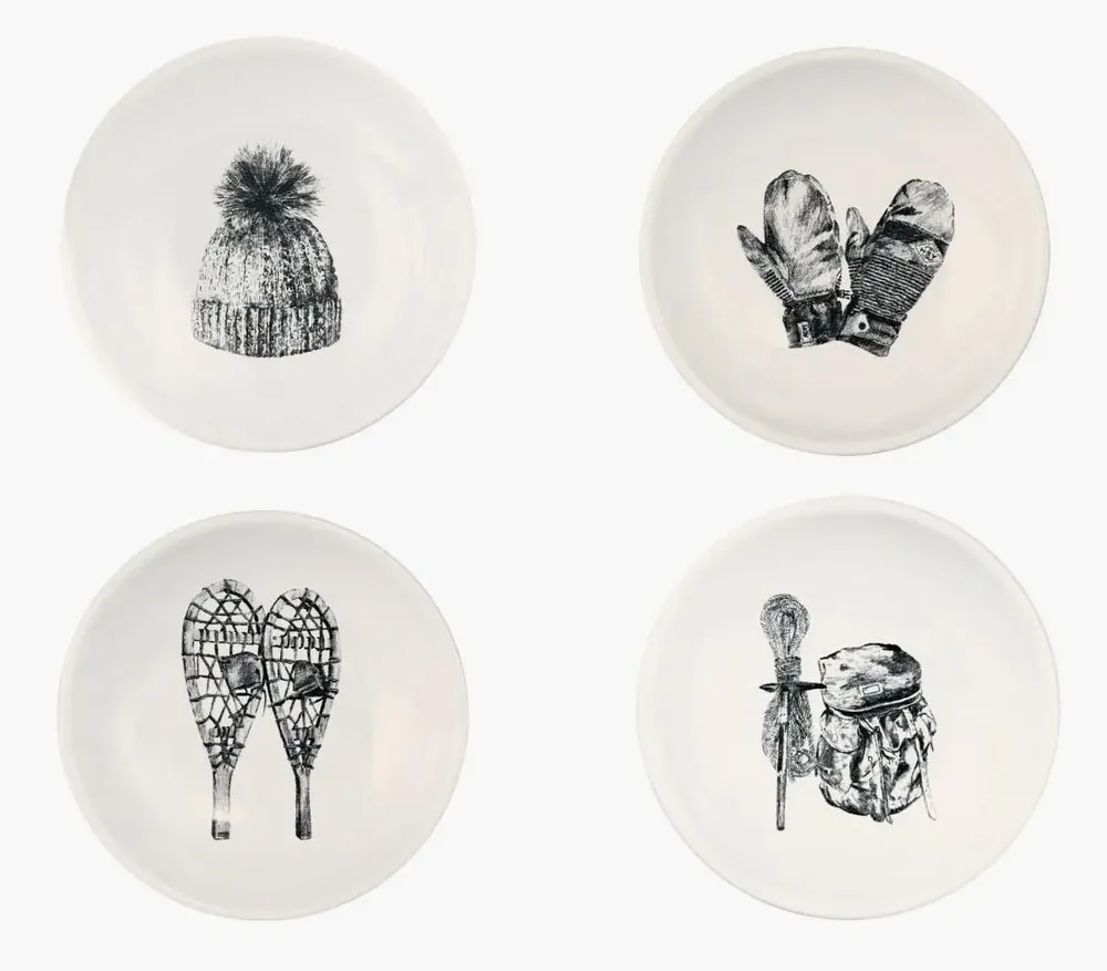 Formal plates - Collection Vaisselle MEGEVE - ANGEL DES MONTAGNES ADM FRANCE