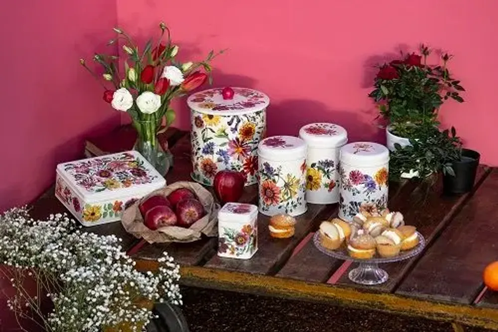 Cadeaux - Boîtes de conservation en métal imprimé - ESPRIT BRITISH BY MAISON ROYAL GARDEN