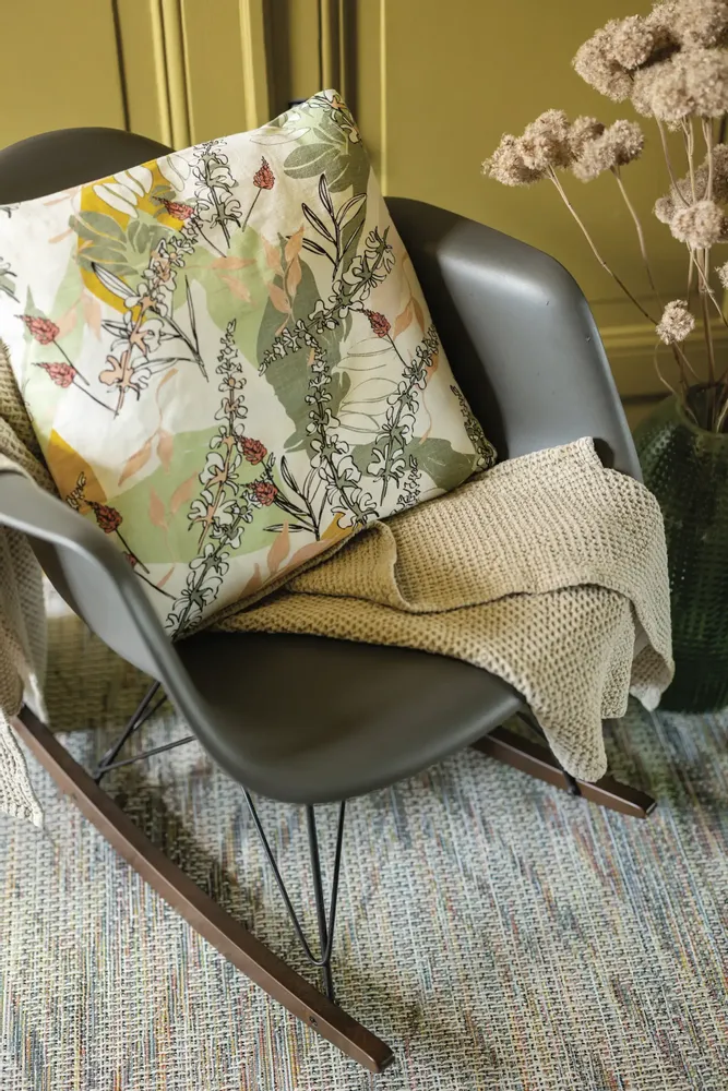 Bed linens - Recycled Bed Throw Maia Lin 240 X 260 - MAISON VIVARAISE - SDE VIVARAISE WINKLER