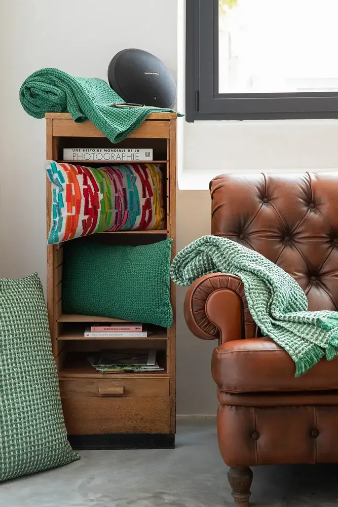 Cushions - Maia Cushion Épicéa 45 X 45 - MAISON VIVARAISE - SDE VIVARAISE WINKLER