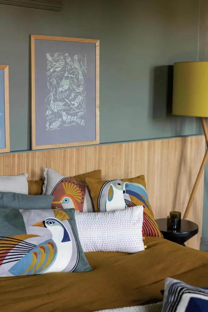 Cushions - Gastounet Cushion Multico 30 X 50 - MAISON VIVARAISE - SDE VIVARAISE WINKLER