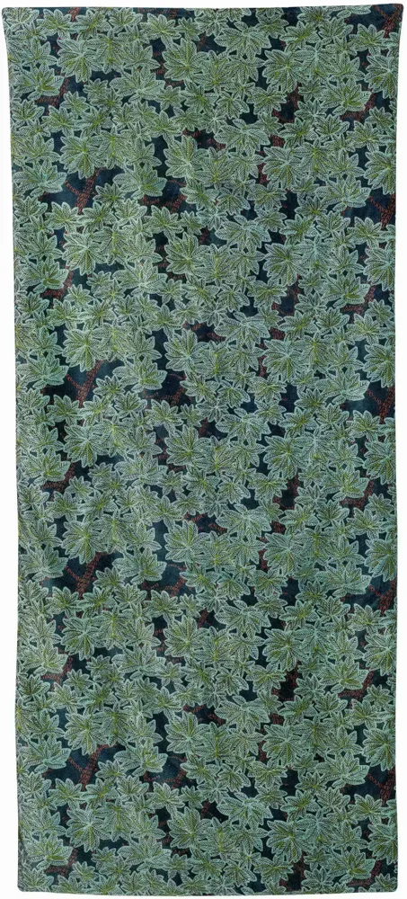 Linge de lit - Edredon imprimé Ariane Pétrole 85 x 200 - MAISON VIVARAISE - SDE VIVARAISE WINKLER