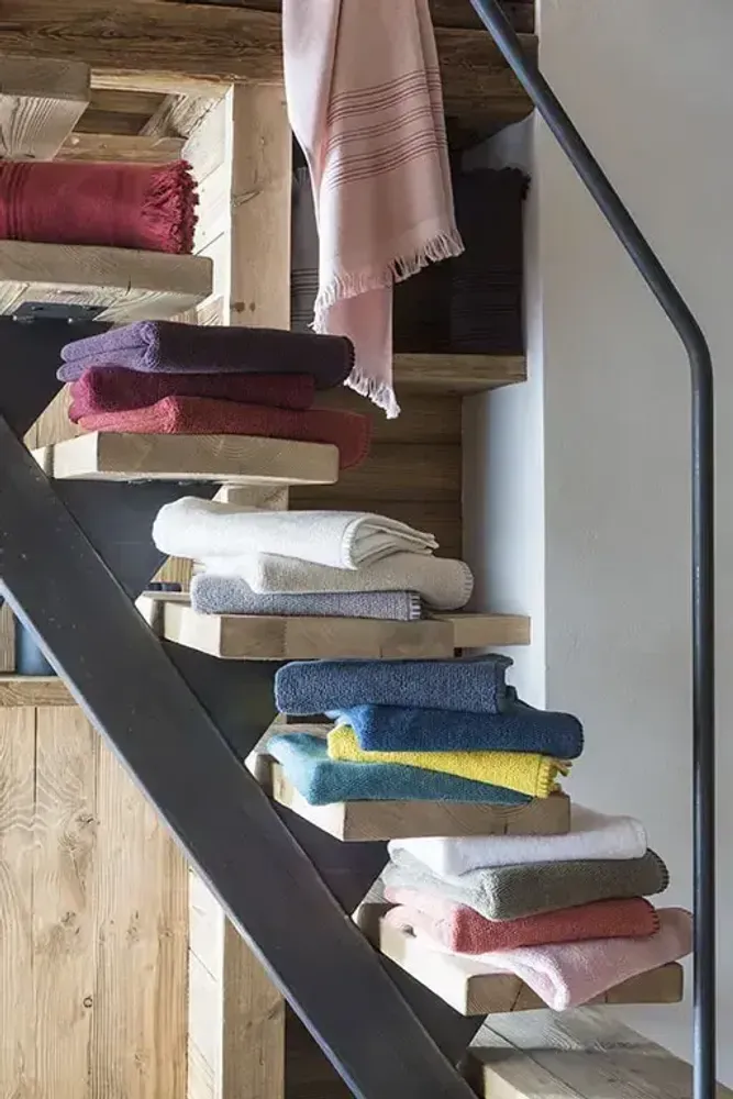 Serviettes de bain - Drap de douche Bora Ombre 70 x 130 - MAISON VIVARAISE - SDE VIVARAISE WINKLER