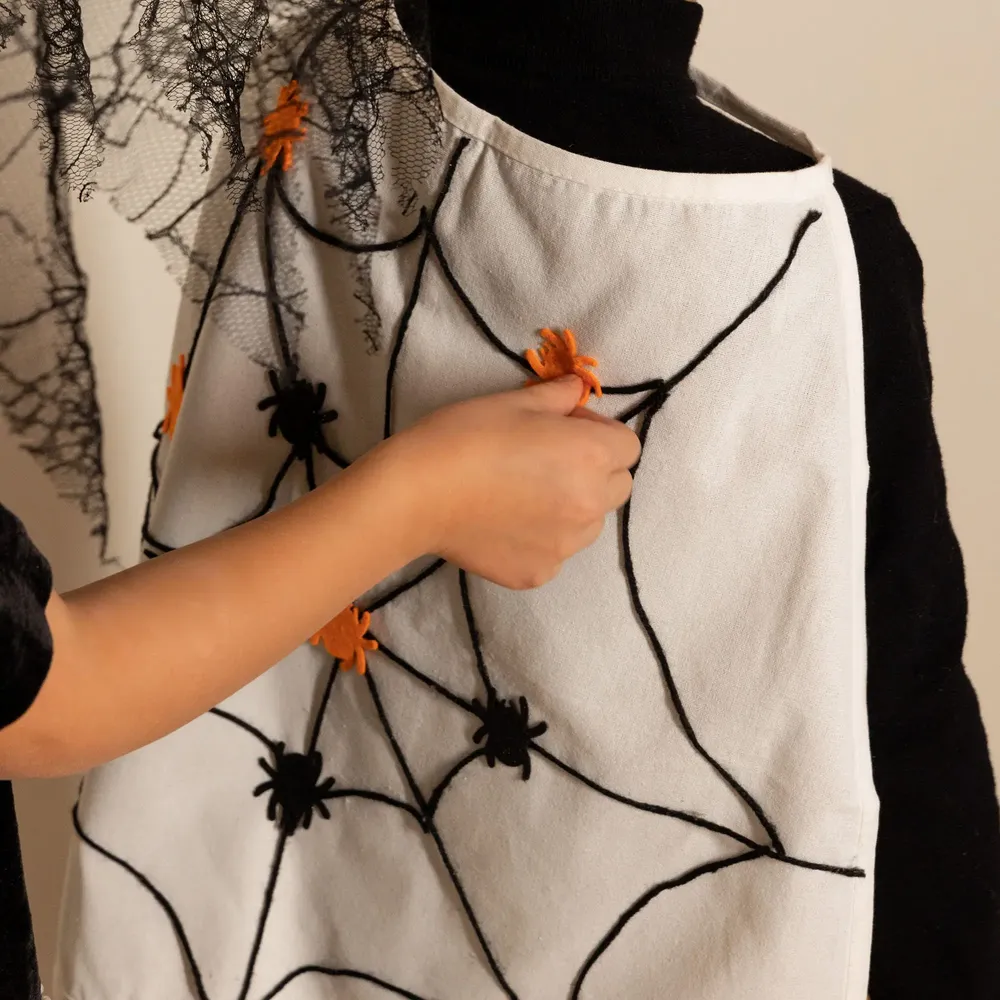 Loisirs créatifs pour enfant - Gommettes en feutrine pailletée - Halloween - LOOLIPO