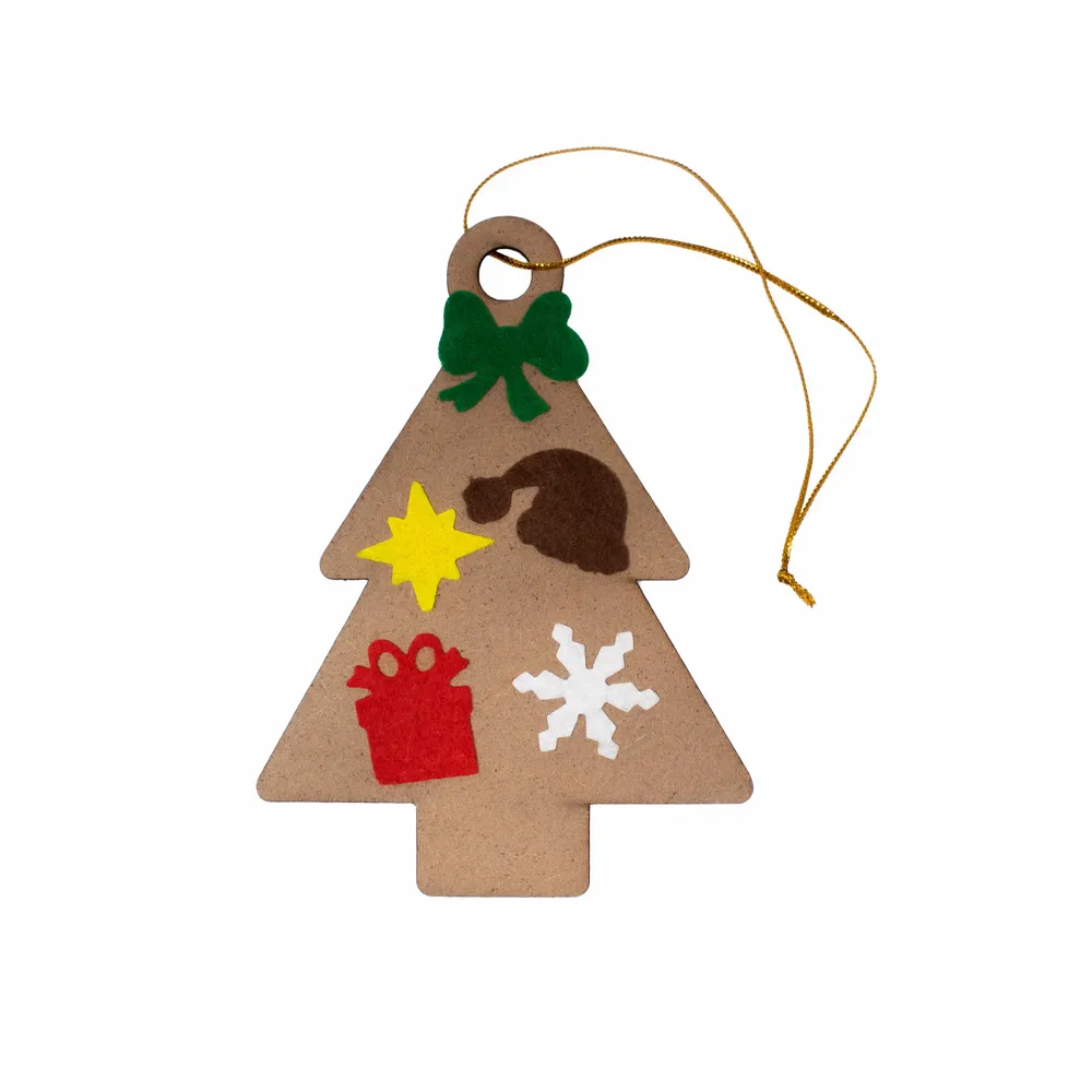 Loisirs créatifs pour enfant - Gommettes en feutrine - Noël - LOOLIPO