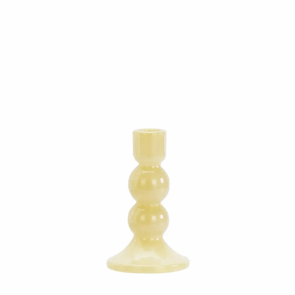 Candlesticks and candle holders - Glass Candle Holder - MADAM STOLTZ