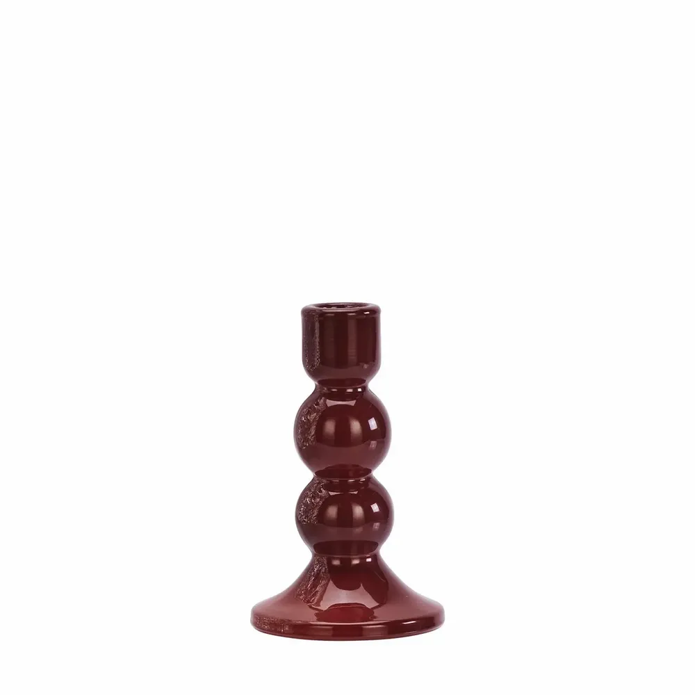 Candlesticks and candle holders - Glass Candle Holder - MADAM STOLTZ