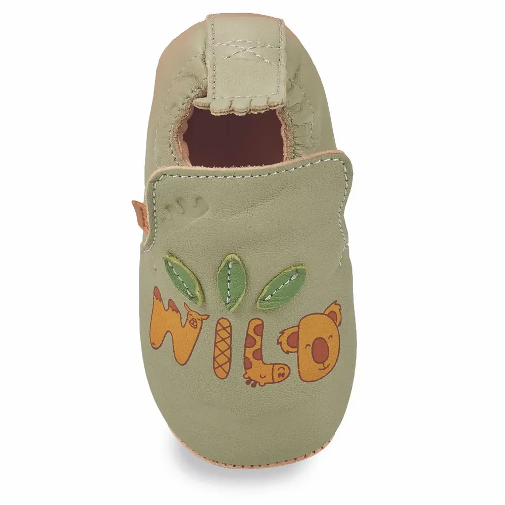 Children's slippers and shoes - Blublu relief leather slippers ♡ - EASY PEASY