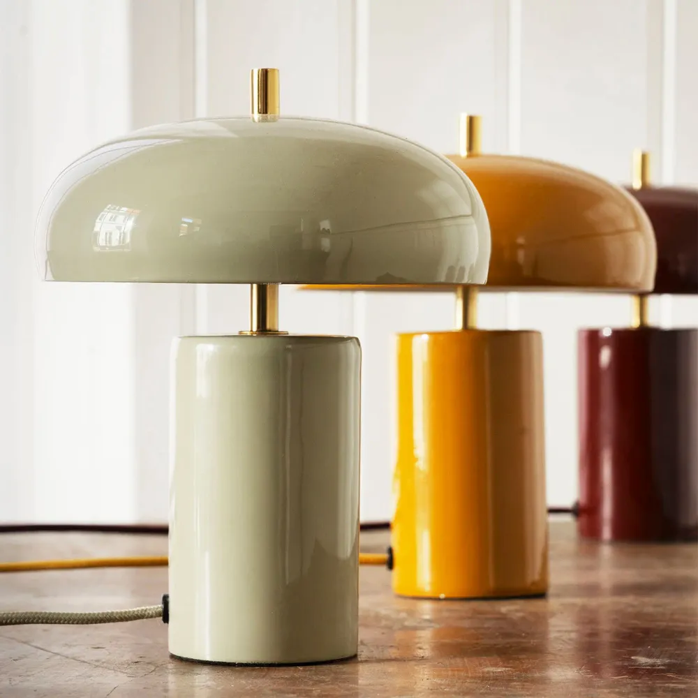 Desk lamps - Enamel Table Lamp - MADAM STOLTZ
