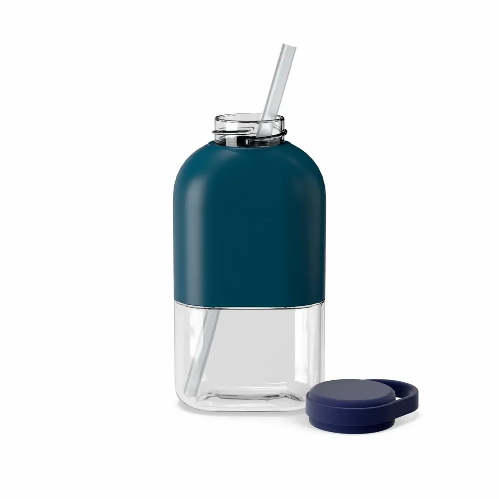 Repas pour enfant - Gourde "Slim" en Tritan 350ml - Blue Abyss / Midnight Blue - EKOBO
