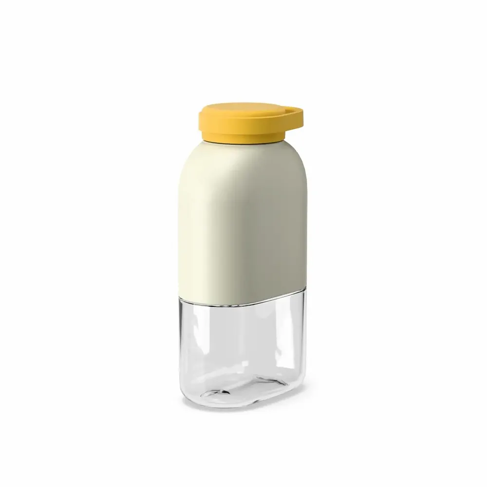 Repas pour enfant - Gourde "Slim" en Tritan 350ml - Ivory / Mimosa - EKOBO